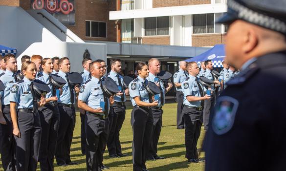 Queensland police recruit graduation