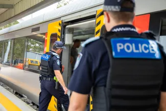 recruits at train station scenario